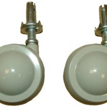Pandoras Upholstery Metal Premium Sofa Chair Furniture Castors Parker Knoll, Set of 6, Beige