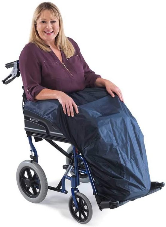 NRS Healthcare Wheelchair Apron Cover – Waterproof protection for lower ...