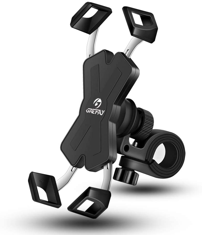 GREFAY Bike Phone Holder, Metal Motorcycle Phone Holder