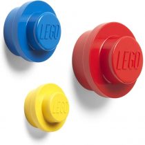 Room Copenhagen Lego Wall Hanger Set, Bright, Yellow, Blue, Red, Small, Medium and Large
