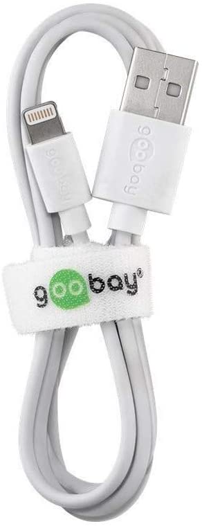 Goobay 54600 USB Charging and Sync Cable, White, 1m Cable Length, 1 m - Image 3