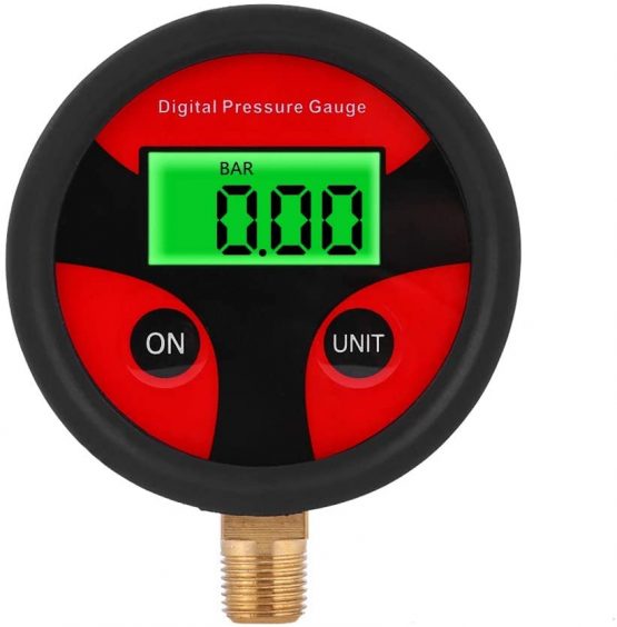 Keenso Digital Tire Pressure Gauge, 0-200PSI LCD Digital Tire Pressure Gauge Tire Air Pressure Gauge Meter for Car Truck Motorcycle Digital Tyre Pressure Gauge