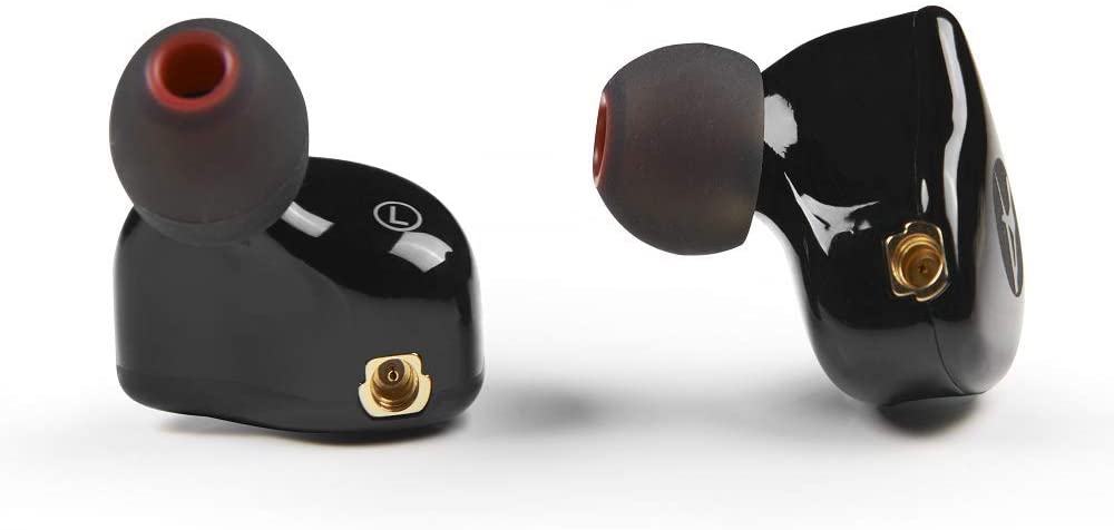 Famedy In Ear Monitors,Wired Earbuds Earphone Dual Drivers Headphone with MMCX Detachable Cables,Noise-Isolating in-ear Monitors for Musicians Sweatproof Sports Headphone Hifi Stereo (Black - Image 2