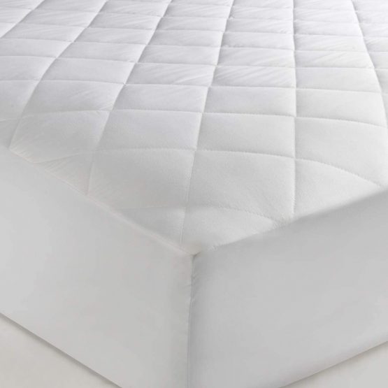 The Bettersleep Company brand - Double Egyptian Cotton Mattress Protector Hotel Quality Percale fabric extra deep 30cm skirt Machine Wash Anti Allergenic Easy Care Finish