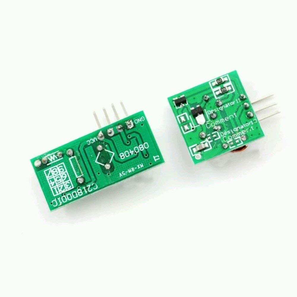 ARCELI 5pcs 433Mhz RF Transmitter and Receiver Link Kit - Image 3