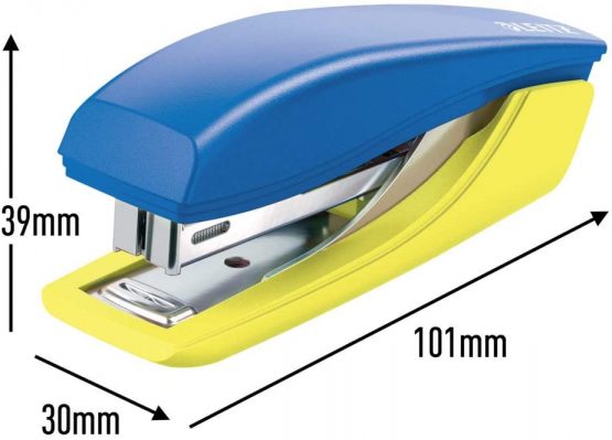 Leitz Mini Stapler & Hole Punch Set, Staple or Punch up to 10 sheets, Includes Staples, Urban Chic Range, Blue, 55996032 - Image 3