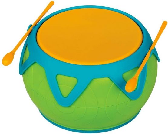 Halilit Children's Super Drum in Tropical Colours. Robust Kids Toy Musical Instrument. Promotes Hand-Eye Coordination & Fine Motor Skills. 18 months+ - Image 3