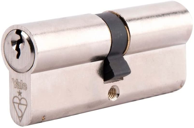 Yale KM3030-NP - KM Superior 1 Star Euro Cylinder Lock - 30/30 (70mm) / 30:10:30 - Nickel Finish - High Security