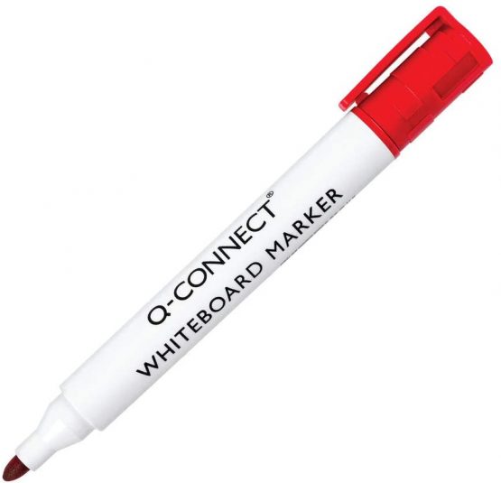 Q Connect Dry Wipe Marker - Red - Image 2