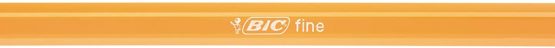 BIC Orange Fine Ballpoint Pens, Fine Point (0.8 mm), Red Ink, Box of 20 - Writing Pens with Long-Lasting Ink - Image 3