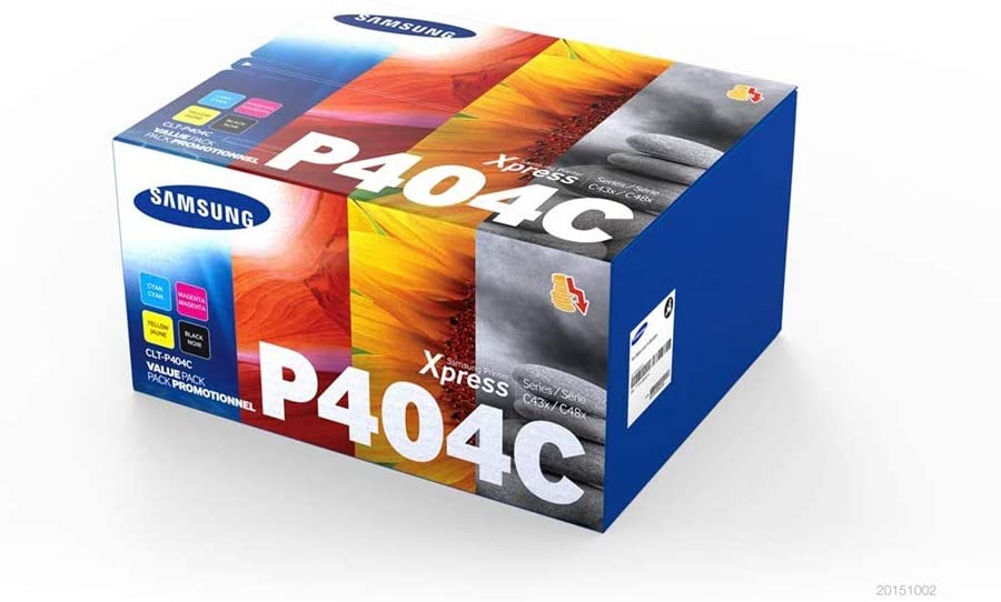 Samsung CLT-P404C - 4-pack - black, yellow, cyan, magenta - original - Toner Cartridge (Packaging may vary)