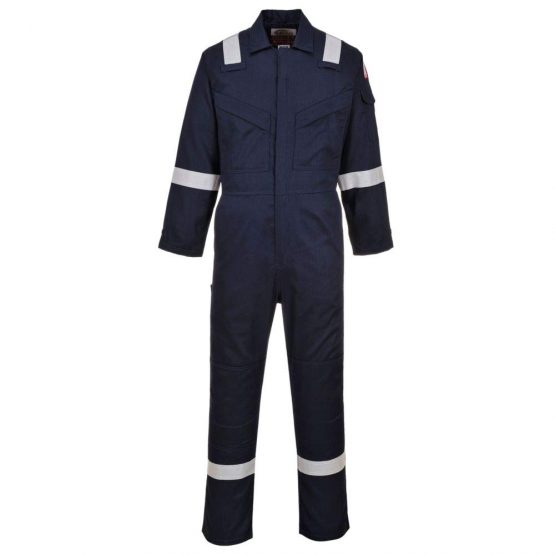 Portwest FR21GRRXL FR Super Light Weight Anti-Static Coverall 210g, X-Large, Grey - Image 4