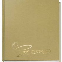VELOFLEX 5420083 - Guest Book Classic with Lettering, 144 Pages, Silver