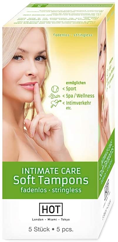 HOT Intimate Care Soft Tampons, Green Box