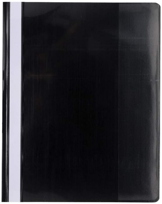 Exacompta PVC Transfer File, A4 Maxi - Black