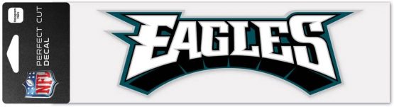 NFL Philadelphia Eagles WCR49163014 Perfect Cut Decals, 3" x 10"
