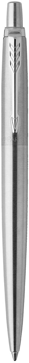 PARKER Jotter Stainless Steel Chrome Trim Ballpoint Pen, Gift Boxed, black - Image 3