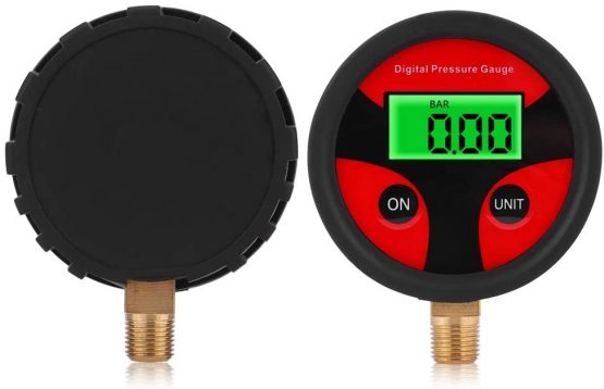 Keenso Digital Tire Pressure Gauge, 0-200PSI LCD Digital Tire Pressure Gauge Tire Air Pressure Gauge Meter for Car Truck Motorcycle Digital Tyre Pressure Gauge - Image 3