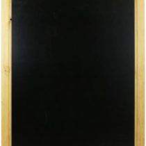 Chalkboards UK WC101 Framed Blackboard, Wood, Black, A1 (87 x 62.5 x 1.5cm)