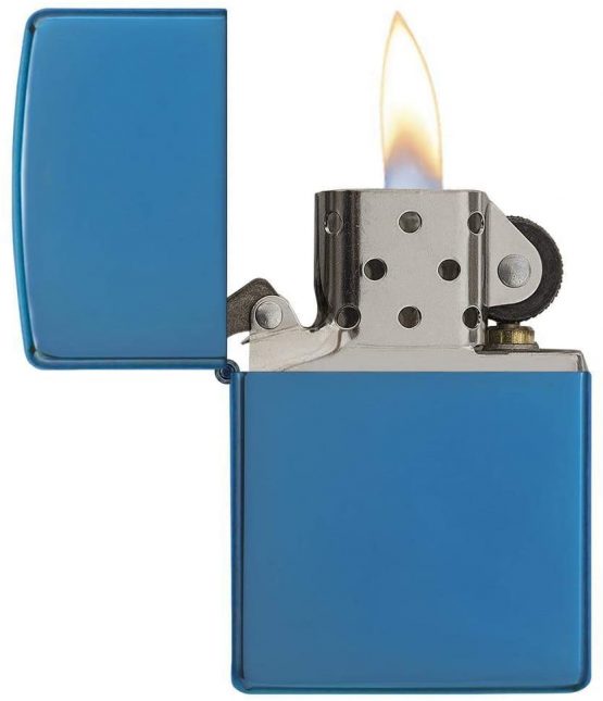 Original Zippo Lighter, Pure, Sapphire - Image 3