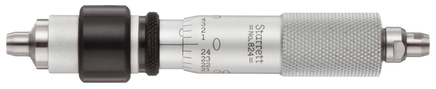 Starrett 824H Fixed Range Vernier Inside Micrometre, 10-11" Range, 0.001" Graduation, +/-0.0001" Accuracy