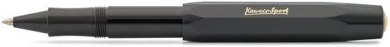 Kaweco Classic Sport Black Gel/Ballpoint Pen Including 0.7 mm Rollerball Pen Refill for Left-Handed and Right-Handed in Classic Design with Ceramic Ball I Gel Rollerball 13.5 cm