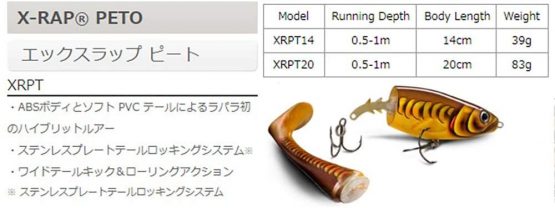 Rapala X-Rap Peto 14cm/39g Slow Sinking Lure - Image 2