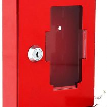 Rottner 1334 NSK1 Emergency Key Box with Hammer on Chain, red
