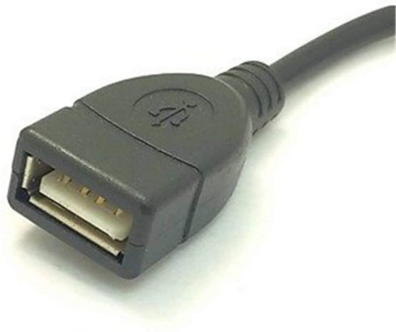 Coomoors USB to 3.5mm Jack Audio Adapter AUX to USB Adapter Audio Music Car Stereo Male Plug Jack to USB Female Cord Converter Cable U Disk Aux Cable for Car - Black(Car Need Decode Function) - Image 4