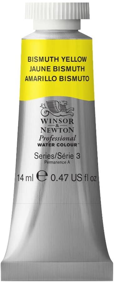 Winsor & Newton 14 ml Tube Professional Water Colour Paint, Bismuth Yellow, 14 ml (Pack of 1)