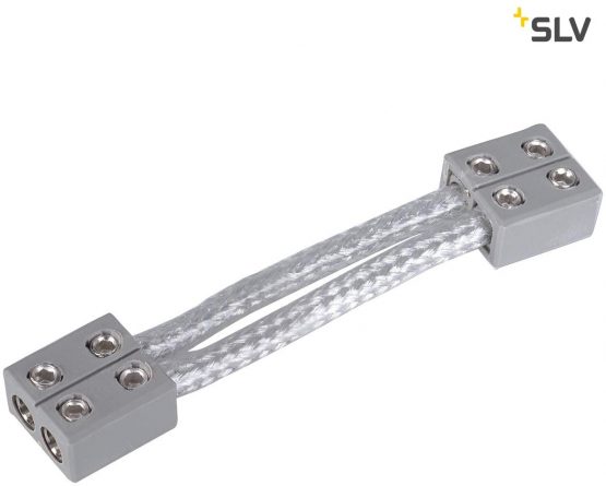 SLV Flexible Longitudinal Connector for GLU-TRAX, Grey, max. 20A