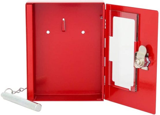Rottner 1334 NSK1 Emergency Key Box with Hammer on Chain, red - Image 2
