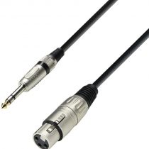 Adam Hall 3 Star Series 10m XLR Female to 6.3mm Jack Stereo Microphone Cable