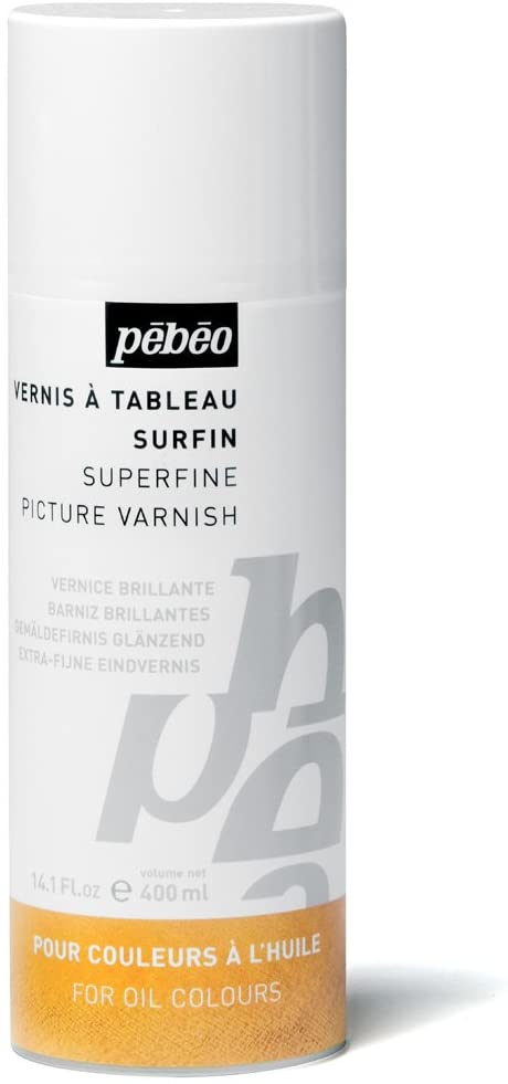 Pebeo 650806 400 ml Superfine Picture Varnish Spray, Transparent, 400 ml (Pack of 1)
