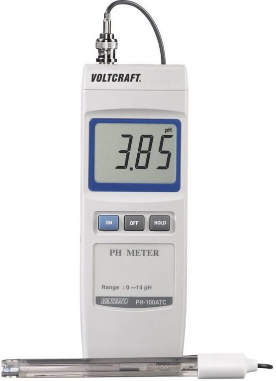 VOLTCRAFT ph-100 ATC pH Meter Digital PH 0 to 14 PH Calibrated Standard Factory