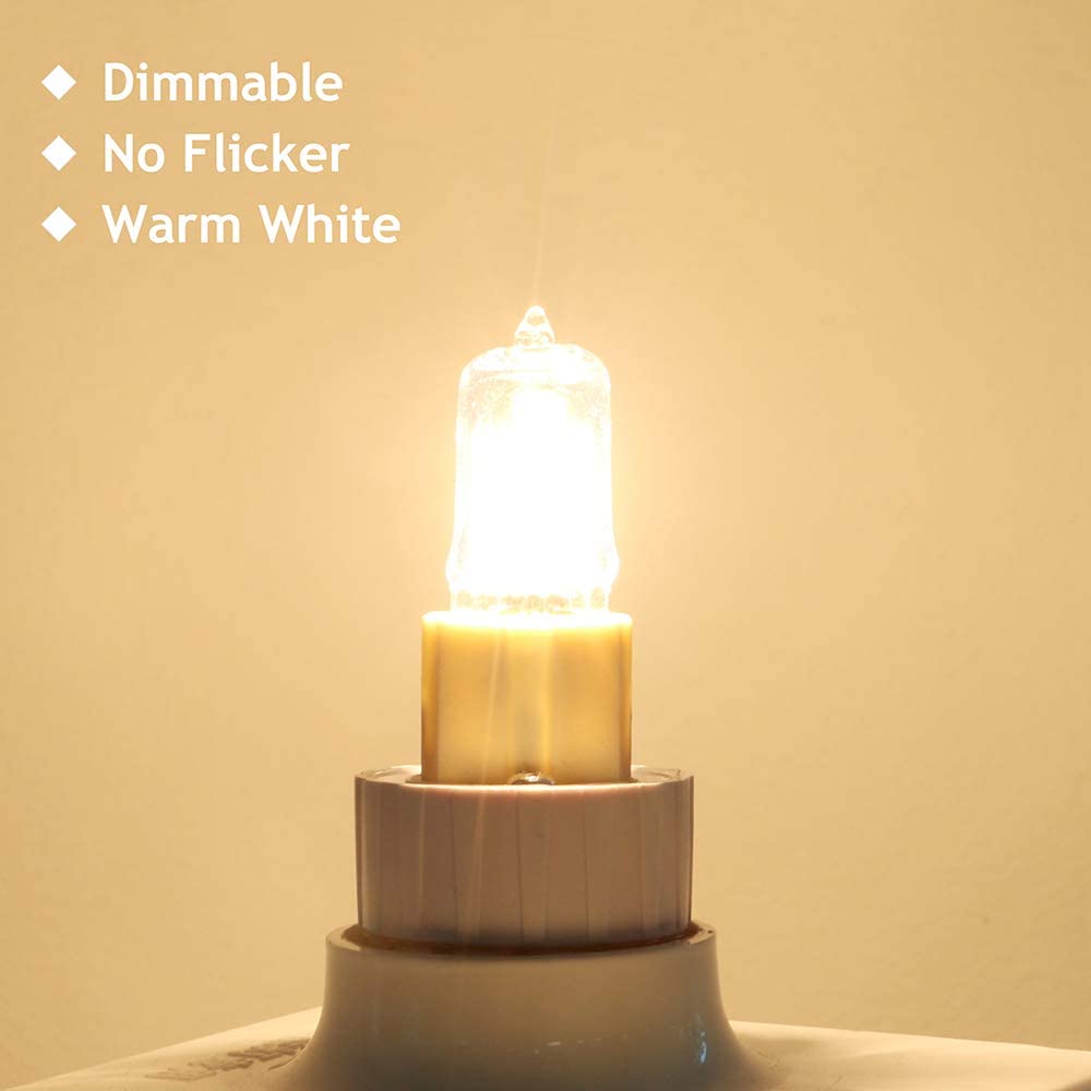 Comyan G9 Halogen Bulbs 230V 42W (44W) 2800K Warm White 590lm Clear G9 Capsule Bulb Dimmable, 10Pack, 10 Count (Pack of 1) - Image 4