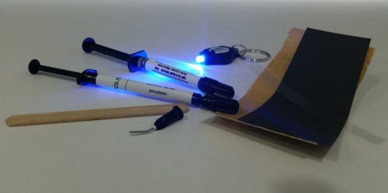 Ceramic & Porcelain Repair DIY Kit - Light Cure - Kohler White