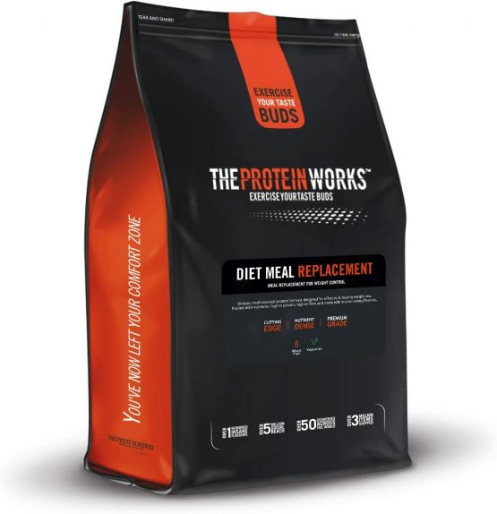 THE PROTEIN WORKS Diet Meal Replacement Shake | Nutrient Dense Complete Meal | Immunity Boosting Vitamins, Affortable | Healthy And Quick | Chocolate Silk | 1 kg