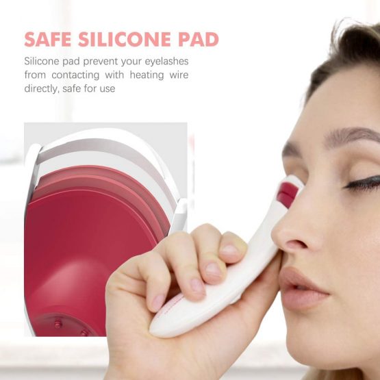 TOUCHBeauty Electric Eyelash Curler, Eyelash Curler, Heated Eyelash Curler, Professional Makeup Tool with smart silicone heating pads AG-2003AG - Image 4