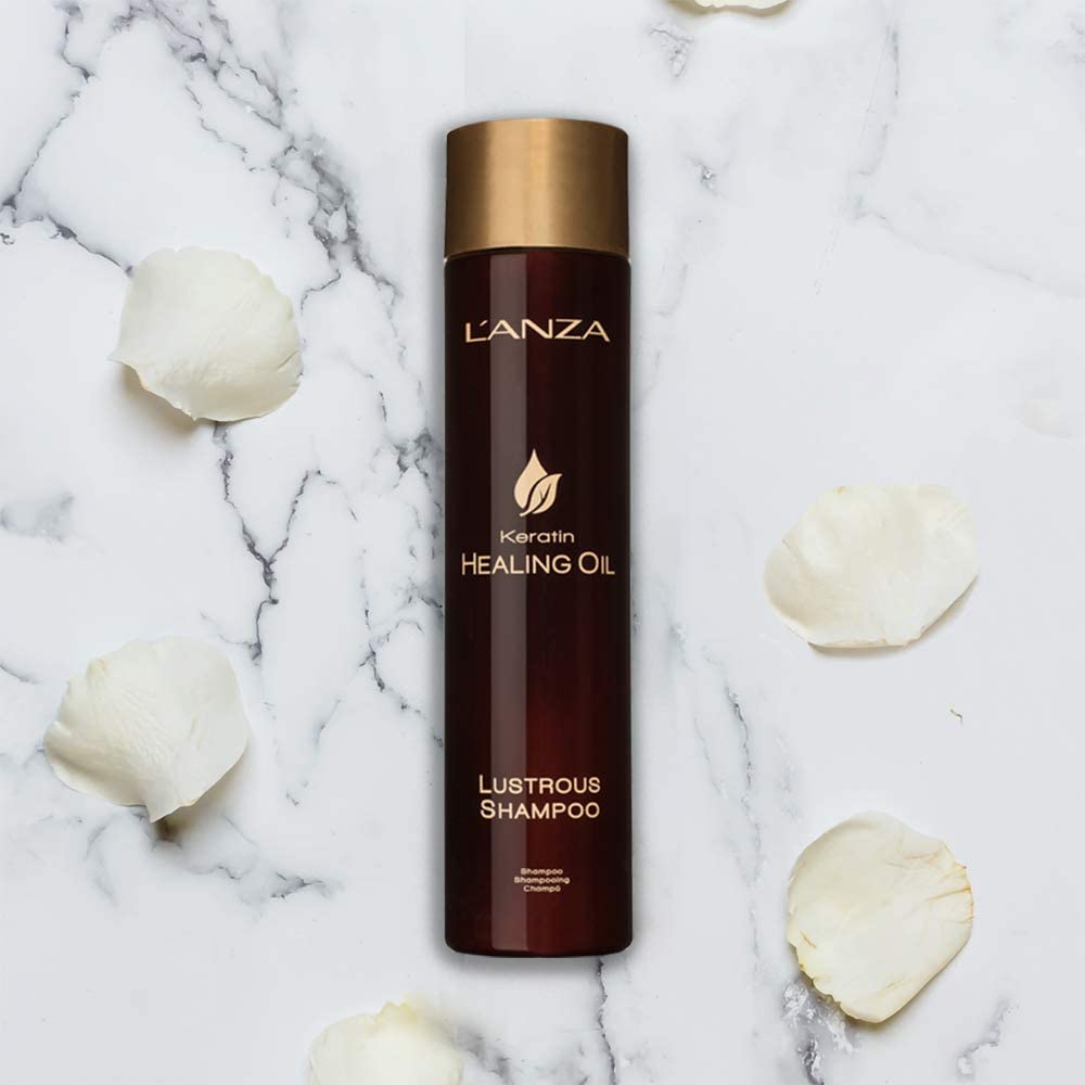 L'ANZA Keratin Healing Oil Shampoo 300 ml, brown/gold, 300 ml (Pack of 1) - Image 3