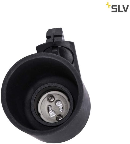 SLV 1-Phase Puri, LED spot, Spotlight, Ceiling, Track System, Indoor Lighting / GU10 10W Black, Aluminium, 10 W - Image 3