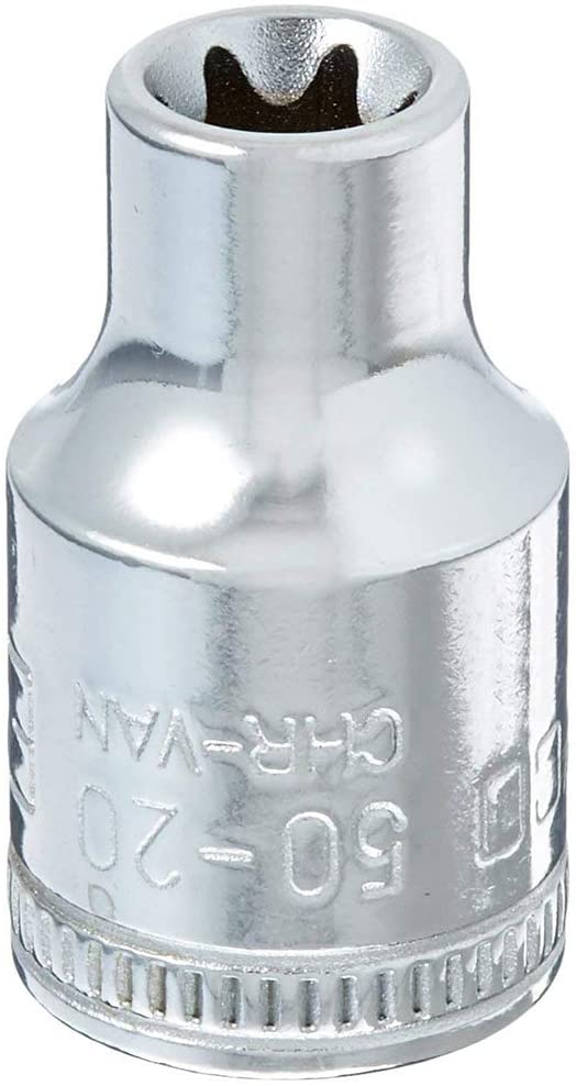 Heyco 50201883 Socket for Torx Head Screws E18, Silver