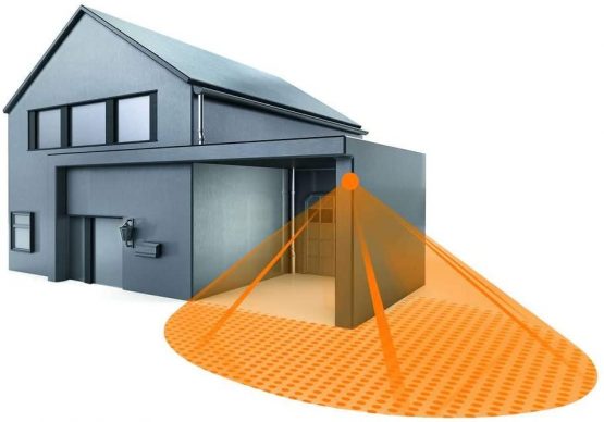 Steinel Motion Detector IS 240 DUO White - 240° Coverage Indoor & Outdoor Motion Sensor w/ 12 m Range - Wall Mounted Infrared Motion Sensor - Image 2