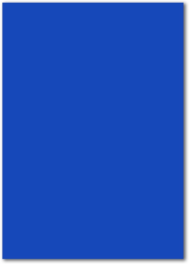 FarbenFroh by GUSTAV NEUSER 25 DIN A4 paper sheets plano sheets royal blue (blue) royal blue 240 g/m² 21 x 29.7 cm clay paper photo cardboard craft paper clay cardboard FarbenFroh