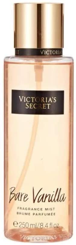 Victoria Secret Bare Vanilla Fragrance Mist 250ml, Naked Vanilla 238g, 250 ml (Pack of 1)