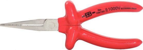 KS Tools 117.1299 CLASSIC 1000V flat pliers, long, 160mm