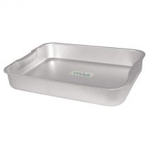 Vogue Aluminium Roasting Dish 420 X 311 X 70 mm Baking Oven Tray Roaster, Silver