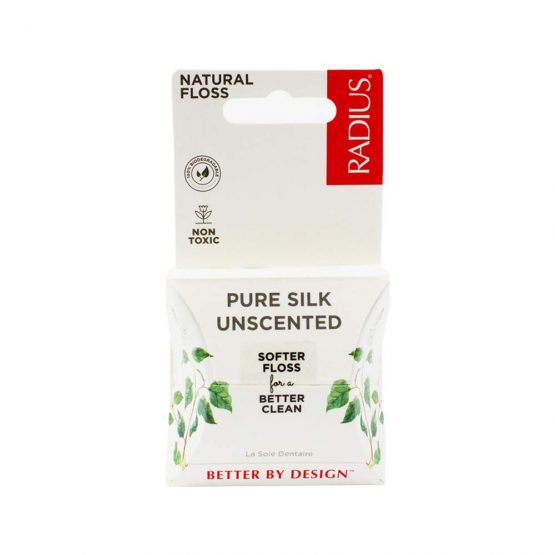RADIUS Natural Biodegradable Silk Floss, Soft and Smooth for Total Tooth and Gum Protection(3 pack, 33 Yards) - Image 3