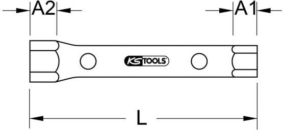 KS Tools 518.0871 CLASSIC Hex Box Spanner, 8 x 9mm - Image 3