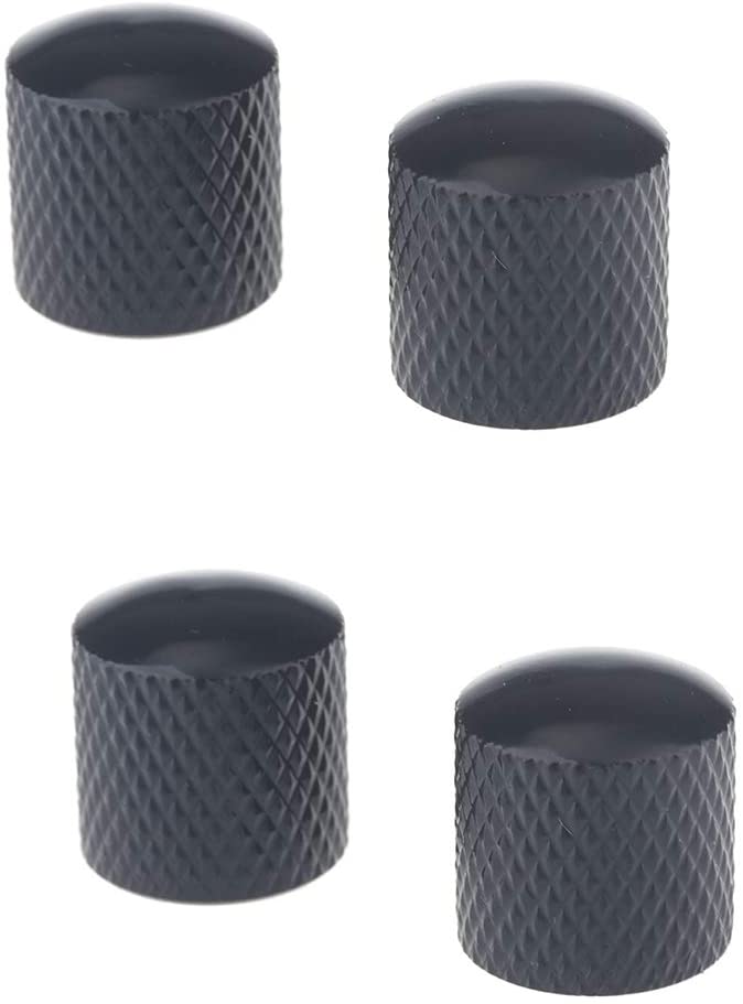 Musiclily Metric Metal Guitar Dome Knobs for Fender Telecaster or